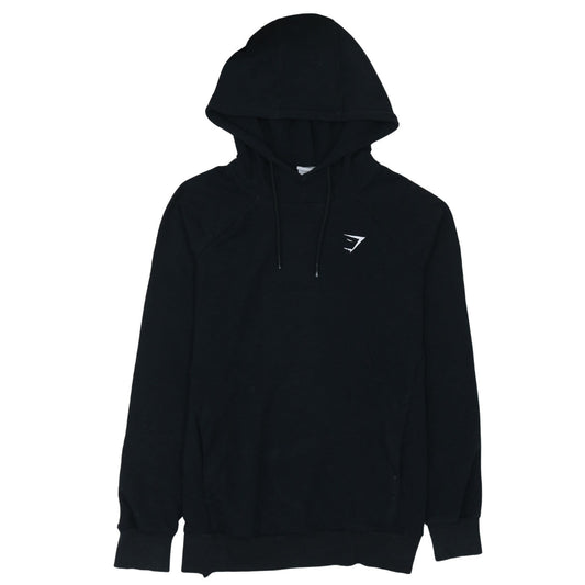 Gymshark Women's Black Pullover Hoodie Size S Polyester Cotton Blend