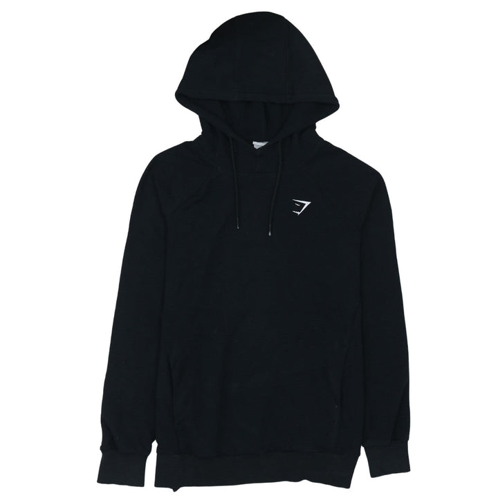 Gymshark Women's Black Pullover Hoodie Size S Polyester Cotton Blend