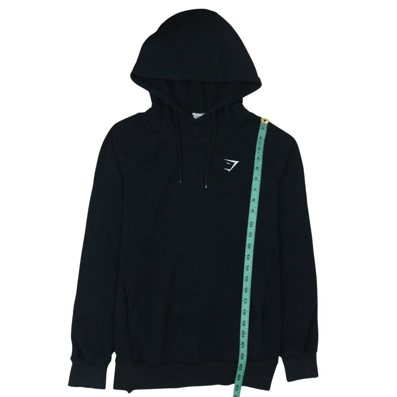 Gymshark Women's Black Pullover Hoodie Size S Polyester Cotton Blend