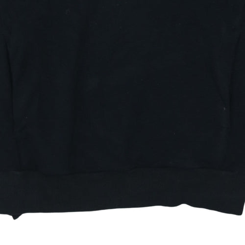 Gymshark Women's Black Pullover Hoodie Size S Polyester Cotton Blend