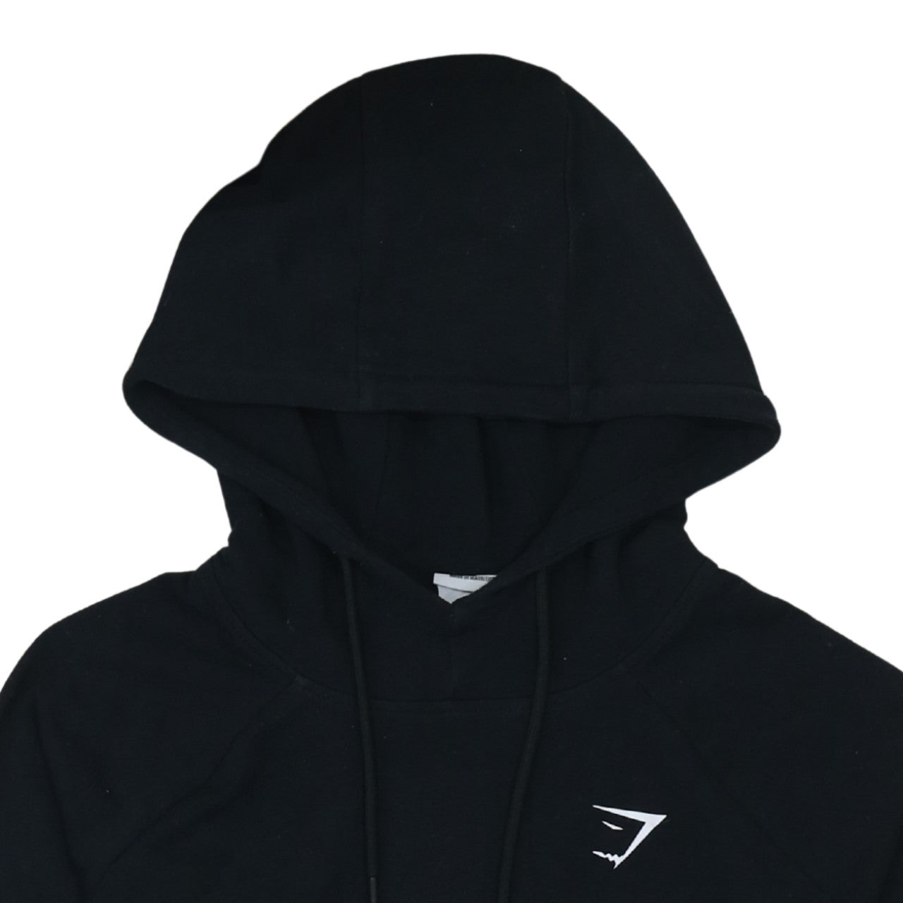 Gymshark Women's Black Pullover Hoodie Size S Polyester Cotton Blend