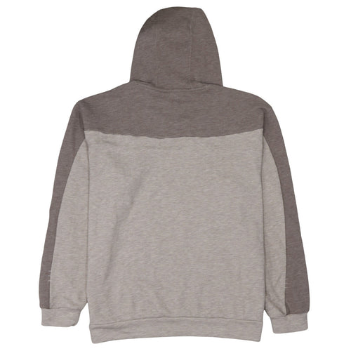 Adidas Men Beige Pullover Hoodie L Regular Fit Sports Style