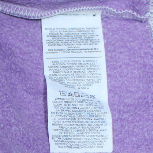 Nike Women's Purple Crew Neck Pullover Sweatshirt 3XL Cotton Blend
