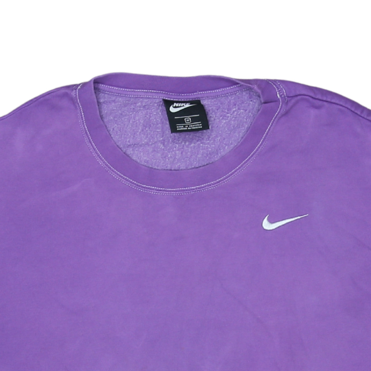 Nike Women's Purple Crew Neck Pullover Sweatshirt 3XL Cotton Blend