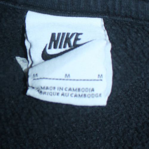 Nike Men's Black Full Zip Hoodie M Regular Fit Fleece Sweatshirt