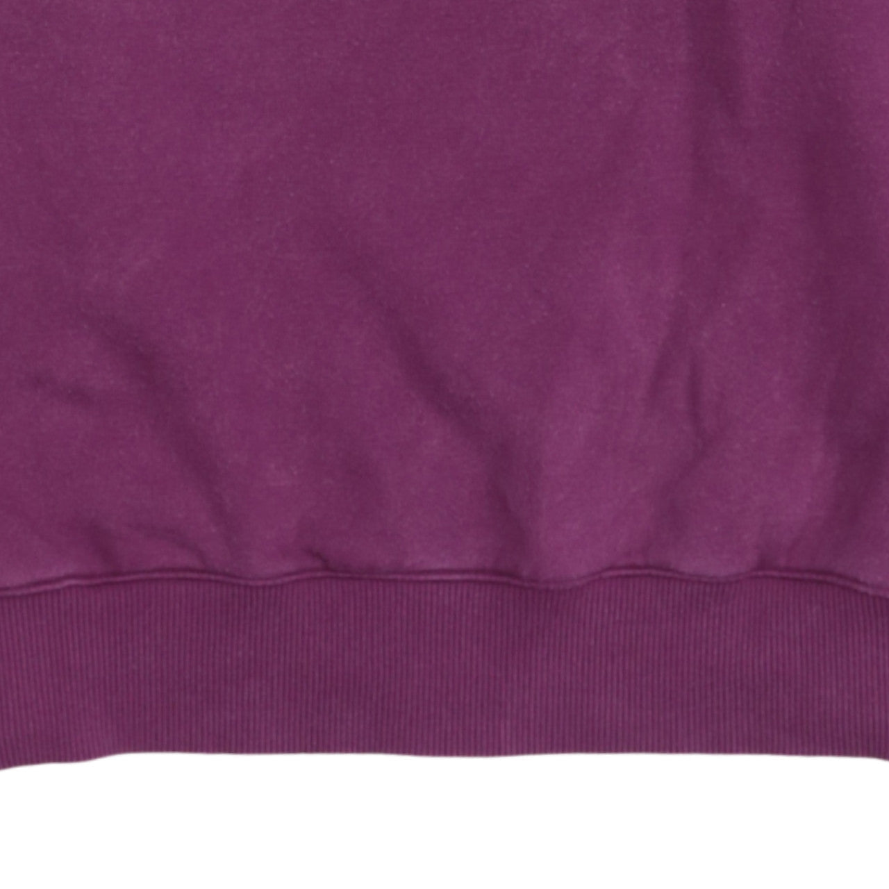 Champion Women's Purple 1/4 Zip Sweatshirt Small Cotton Logo