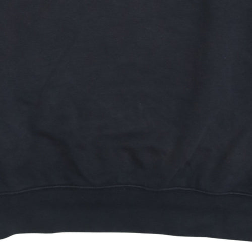 Nike Men's Black Pullover Sweatshirt M Crew Neck Fleece