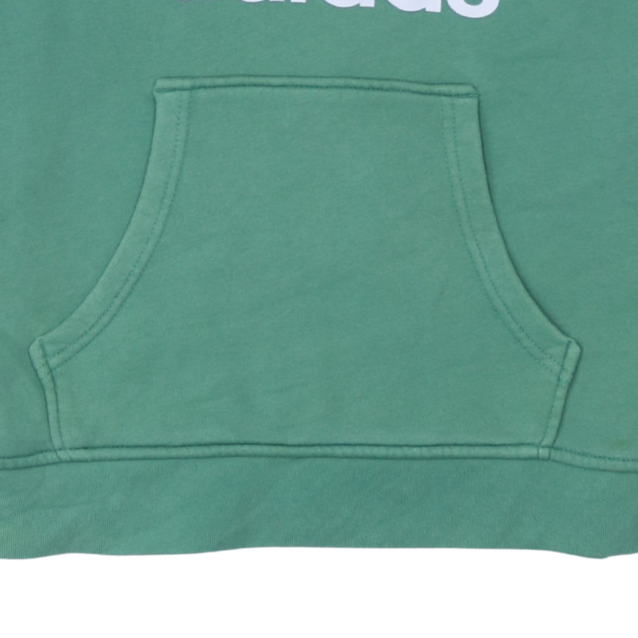 Adidas Womens Green Pullover Hoodie XS Cotton Blend Casual