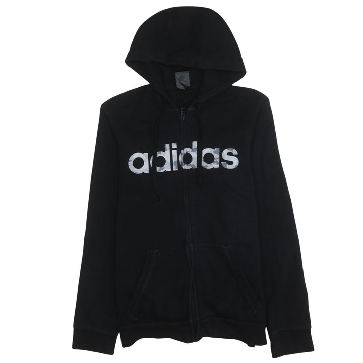 Adidas Men's Black Full Zip Hoodie Size S Sports Fleece