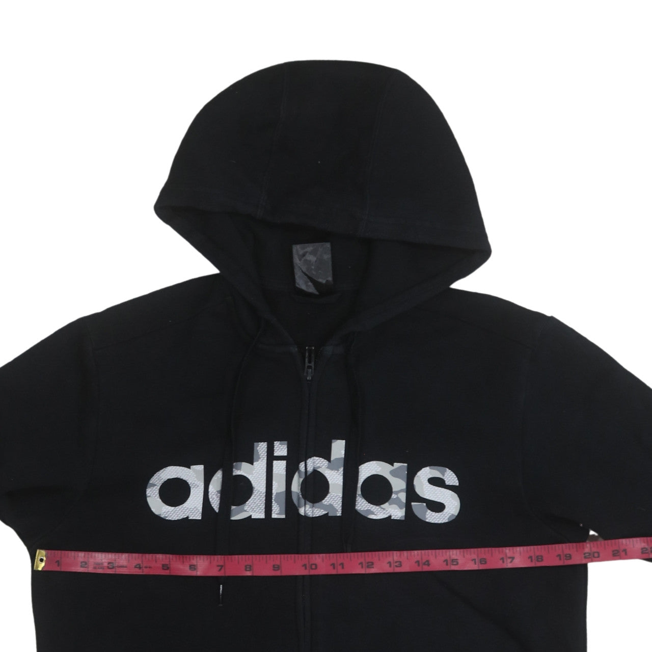 Adidas Men's Black Full Zip Hoodie Size S Sports Fleece