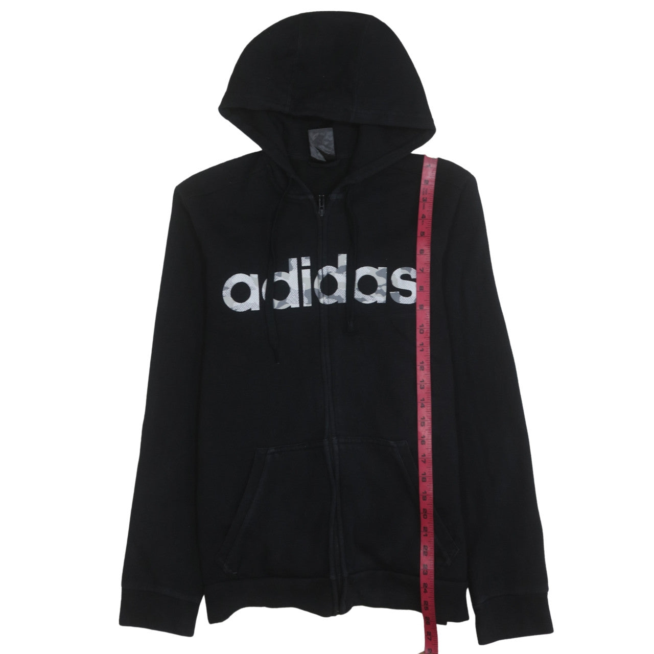 Adidas Men's Black Full Zip Hoodie Size S Sports Fleece