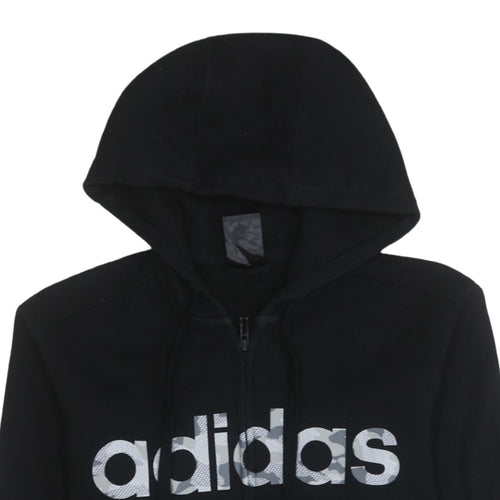 Adidas Men's Black Full Zip Hoodie Size S Sports Fleece