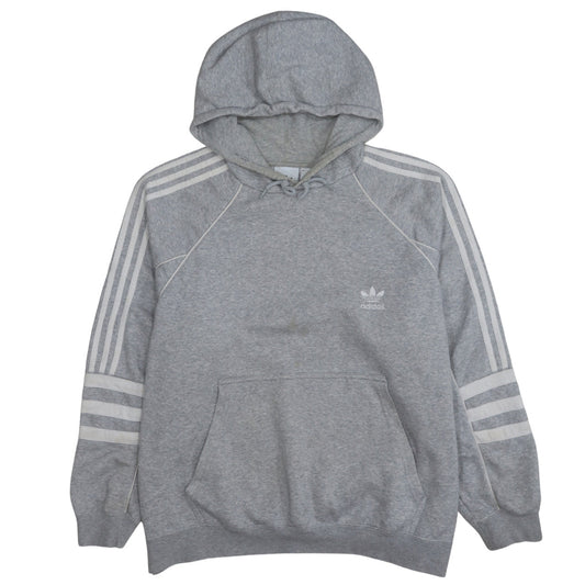 Adidas Mens Grey XL Pullover Hoodie Fleece Sportswear