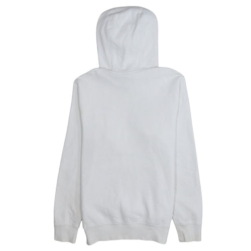 Nike Men's White XS Pullover Hoodie with Brown Logo