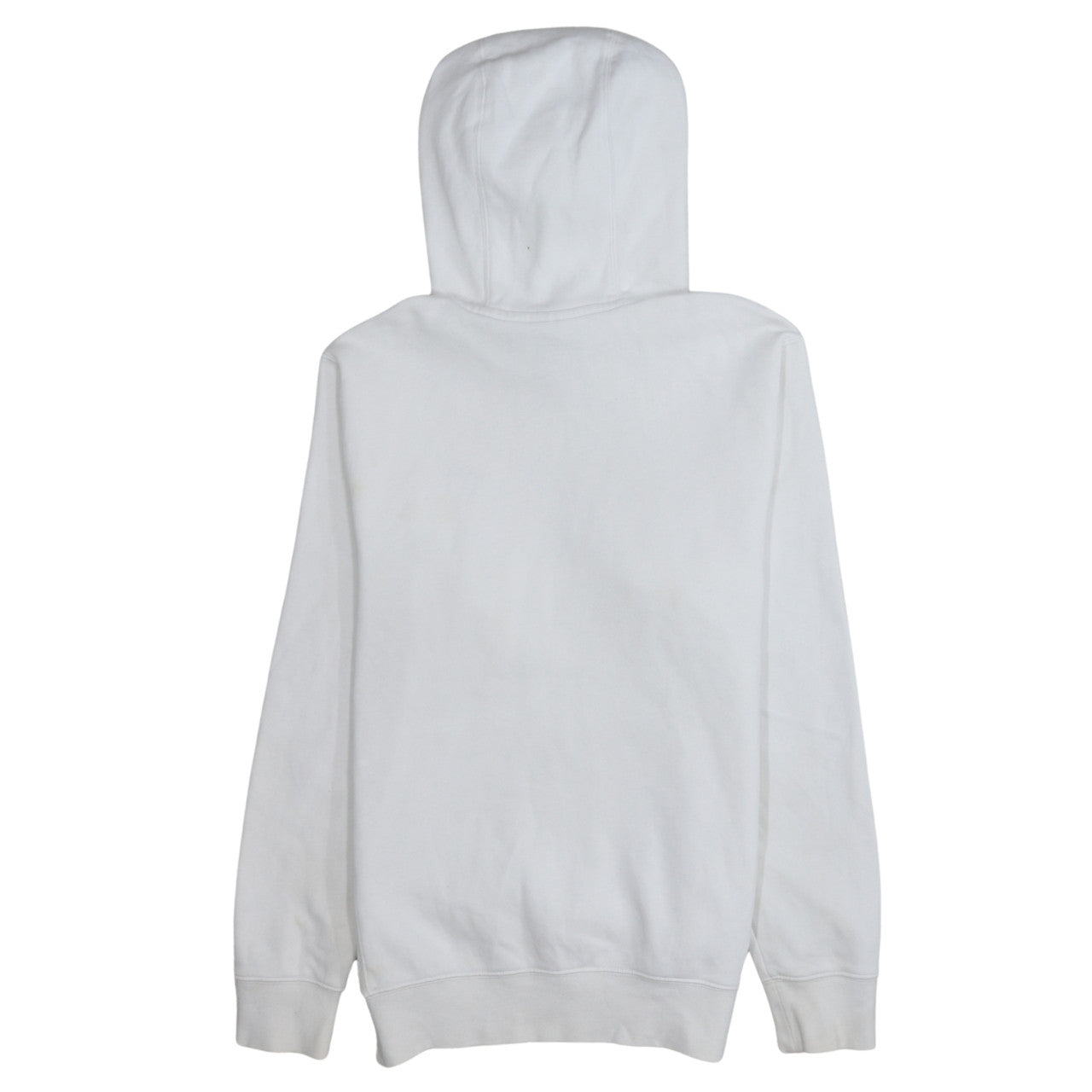 Nike Men's White XS Pullover Hoodie with Brown Logo