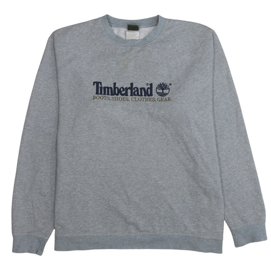 Timberland Mens Grey XL Pullover Fleece Sweatshirt