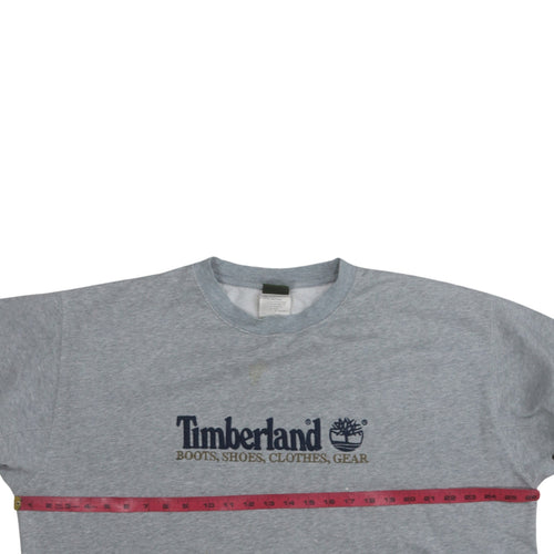 Timberland Mens Grey XL Pullover Fleece Sweatshirt