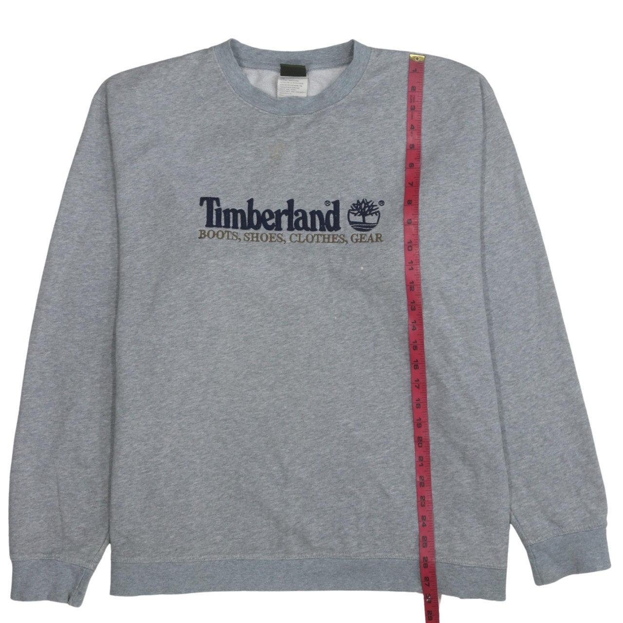 Timberland Mens Grey XL Pullover Fleece Sweatshirt