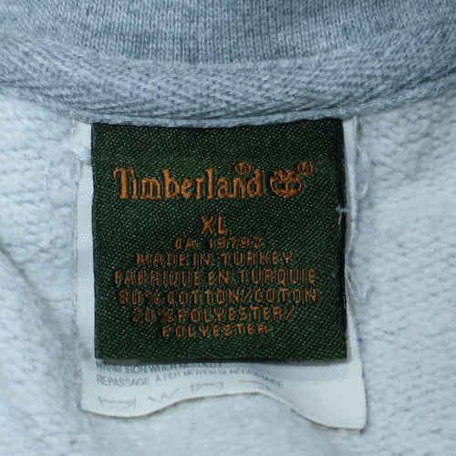 Timberland Mens Grey XL Pullover Fleece Sweatshirt