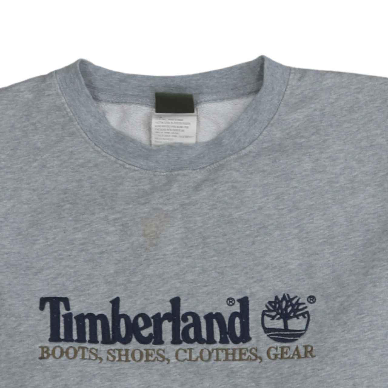 Timberland Mens Grey XL Pullover Fleece Sweatshirt