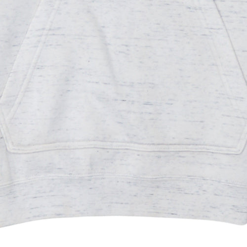 Nike Womens White XS Pullover Hoodie Sweatshirt with Logo Print