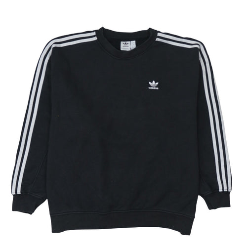 Adidas Men's Black Crew Neck Pullover Sweatshirt Size L