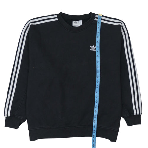 Adidas Men's Black Crew Neck Pullover Sweatshirt Size L