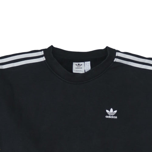 Adidas Men's Black Crew Neck Pullover Sweatshirt Size L