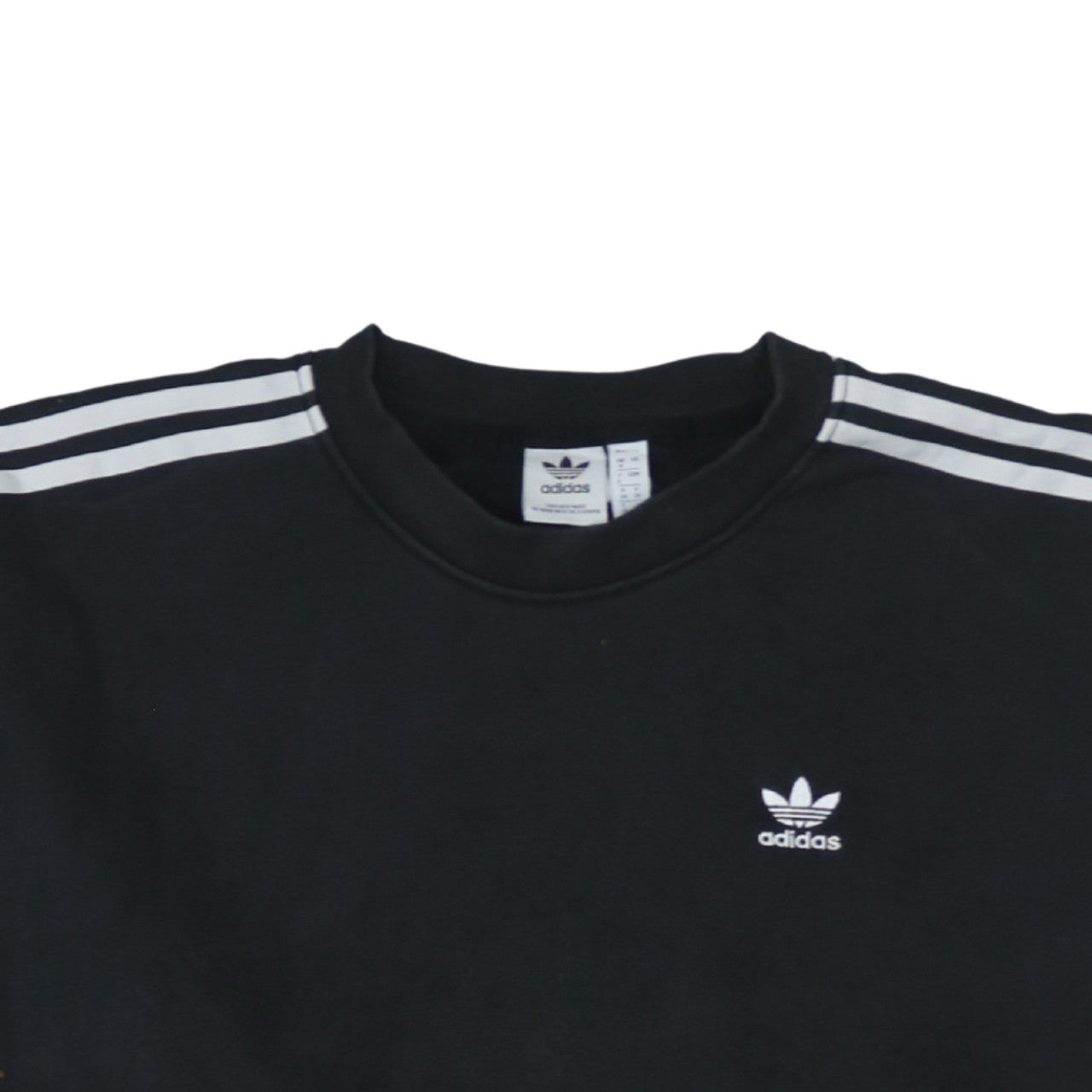 Adidas Men's Black Crew Neck Pullover Sweatshirt Size L