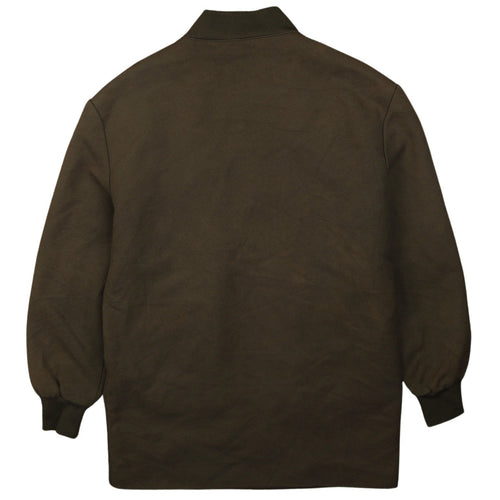 Gina Tricot Men’s Brown Cotton Blend Full Zip Bomber Jacket Size S