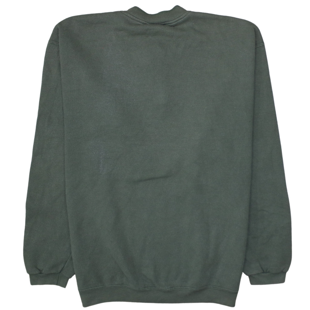 Lee Men's Green Heavyweight Henley Sweatshirt Size L