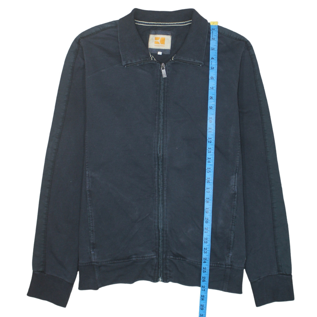 Boss Orange Men's Black XL Full Zip Cotton Casual Jacket