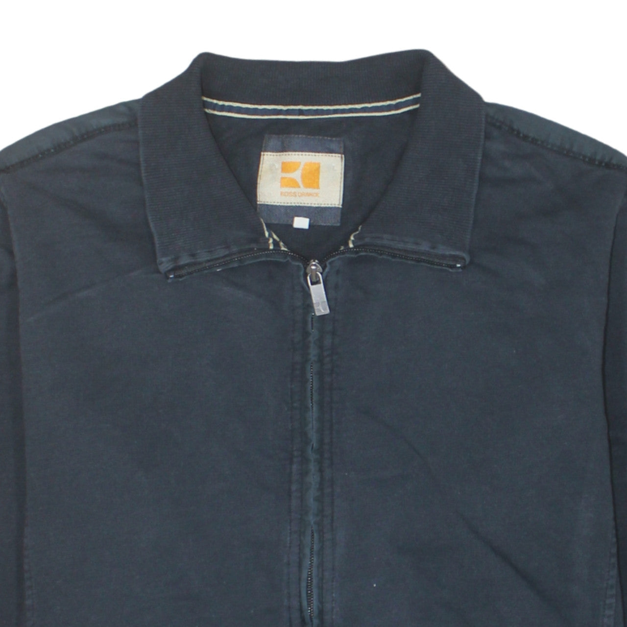 Boss Orange Men's Black XL Full Zip Cotton Casual Jacket