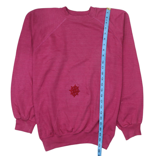 Champion Womens Pink Crew Neck Pullover Sweatshirt Size L