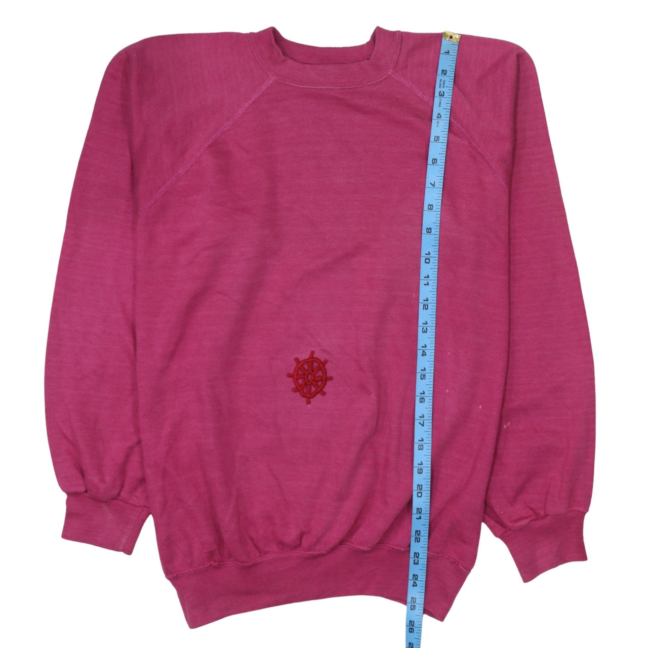 Champion Womens Pink Crew Neck Pullover Sweatshirt Size L