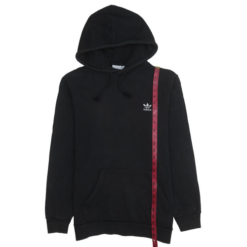 Adidas Men Black Pullover Hoodie Size M Sports Fleece Sweatshirt