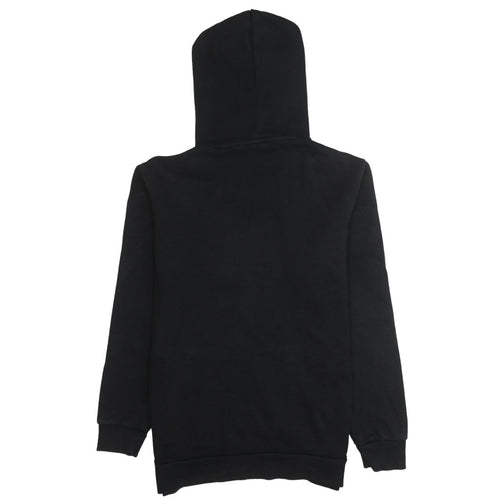 Adidas Men Black Pullover Hoodie Size M Sports Fleece Sweatshirt