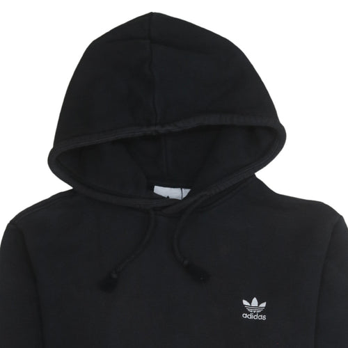 Adidas Men Black Pullover Hoodie Size M Sports Fleece Sweatshirt