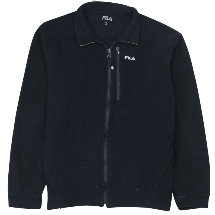 Fila Men's Black 2XL Full Zip Fleece Jacket