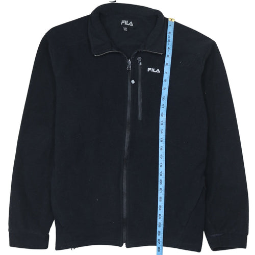 Fila Men's Black 2XL Full Zip Fleece Jacket