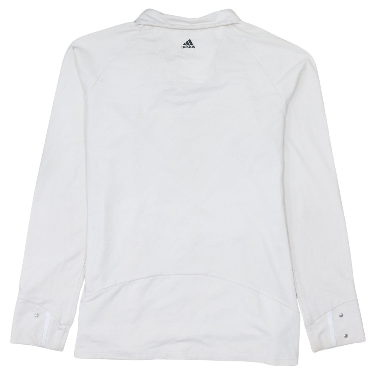 Adidas Men's White Climalite Golf Sweatshirt Size L Pullover Mock Neck