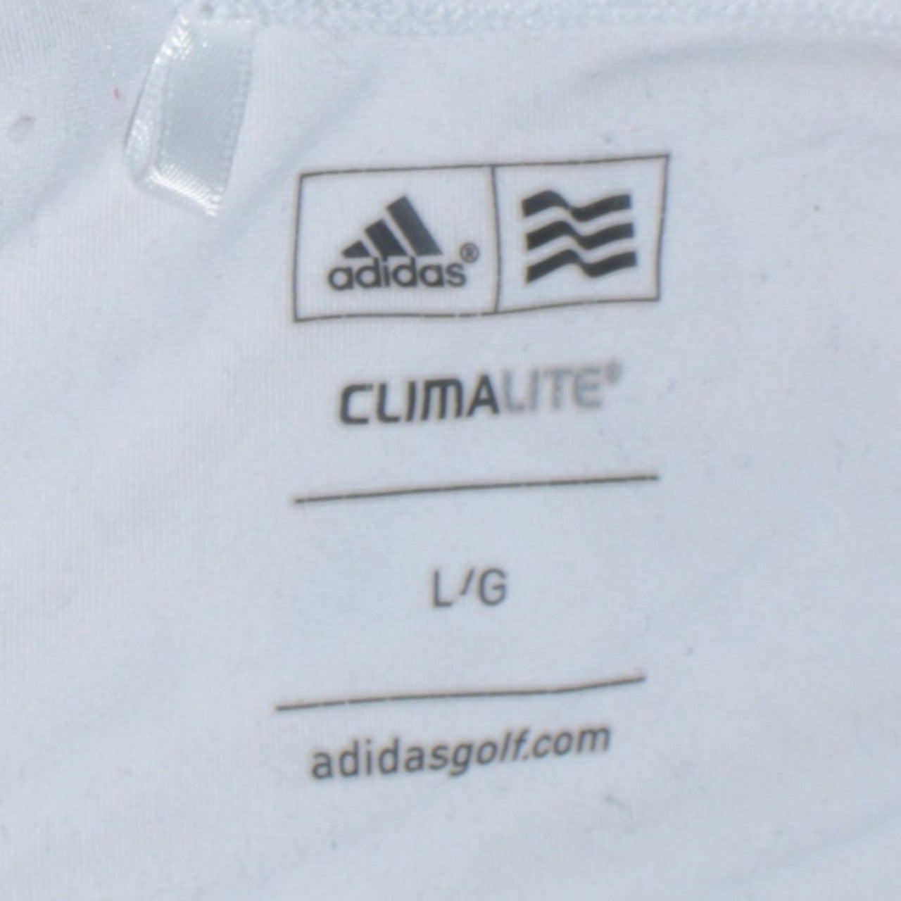 Adidas Men's White Climalite Golf Sweatshirt Size L Pullover Mock Neck