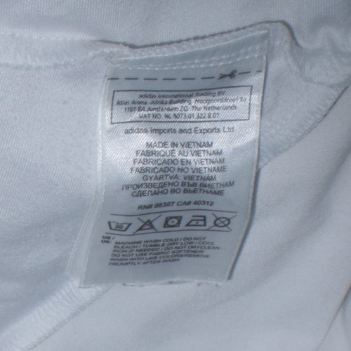 Adidas Men's White Climalite Golf Sweatshirt Size L Pullover Mock Neck