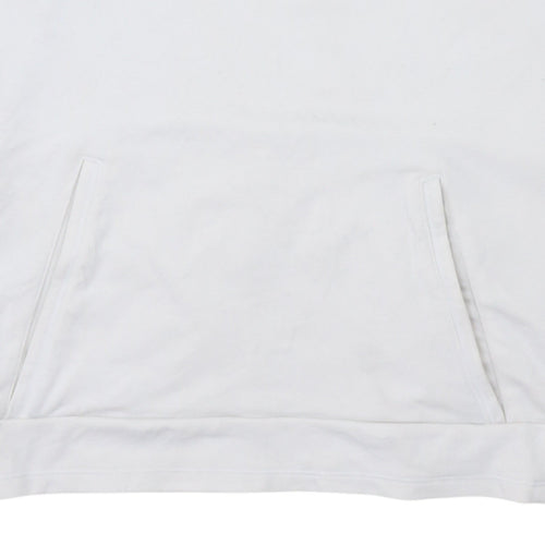 Adidas Men's White Climalite Golf Sweatshirt Size L Pullover Mock Neck