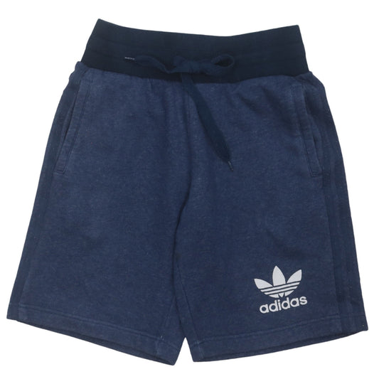 Adidas Men's Blue Sweat Shorts S Elastic Waist Casual