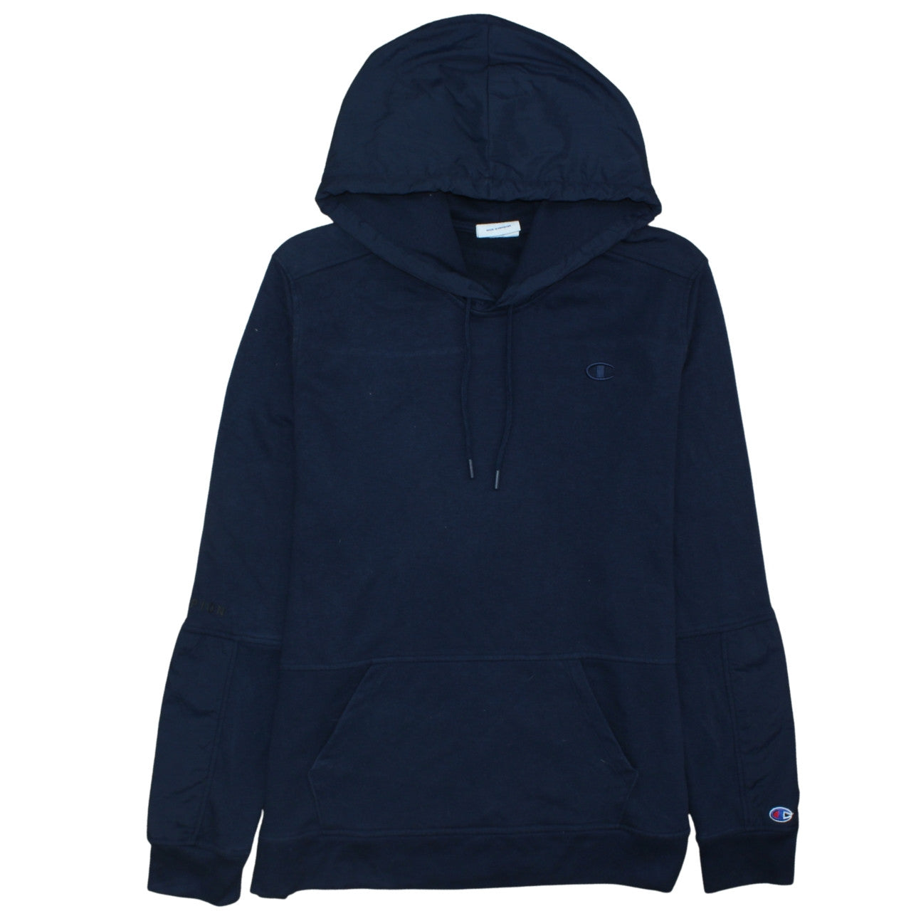 Champion Men Navy Blue Pullover Hoodie XL Cotton Blend