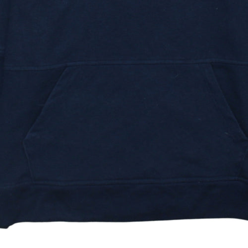 Champion Men Navy Blue Pullover Hoodie XL Cotton Blend