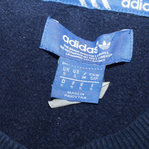 Adidas Originals Men's Blue Crew Neck Pullover Sweatshirt S