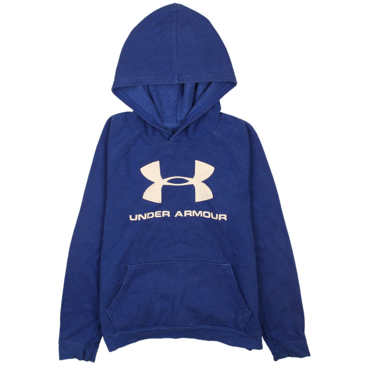 Under Armour Boys Blue XL Pullover Hoodie ColdGear Fleece Sweatshirt