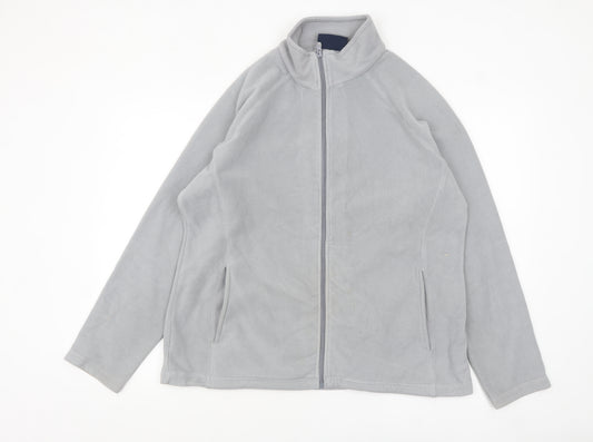 Mountain Warehouse Women Grey Fleece Full Zip Jacket Size 18